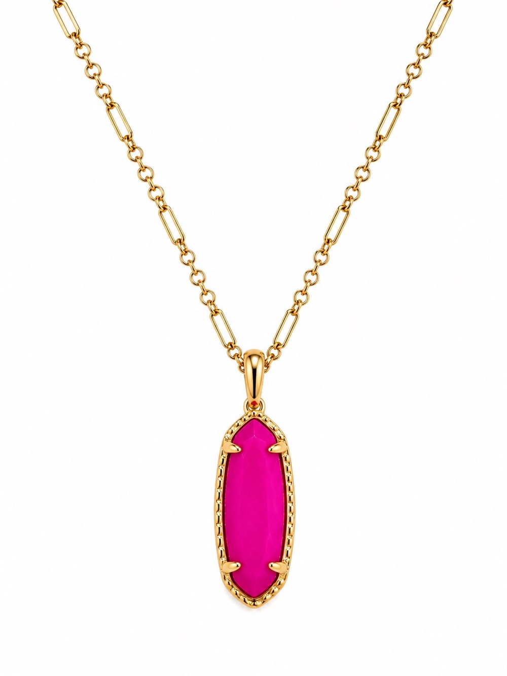 Kendra Scott Eva Gold/Magenta Pendant Necklace